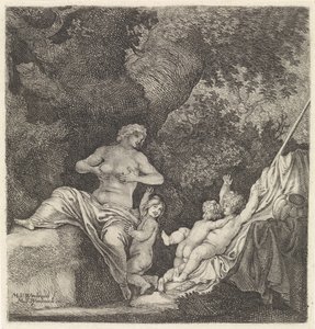 Femme avec trois enfants