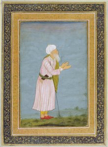 Une figure religieuse musulmane, du Petit Album Clive - Mughal School