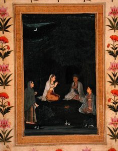 Dame visitant un ashram la nuit, du petit album Clive
