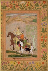 Trois princes partant à la chasse, vers 1635