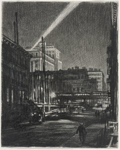 Nuit de New York (recto) - Muirhead Bone