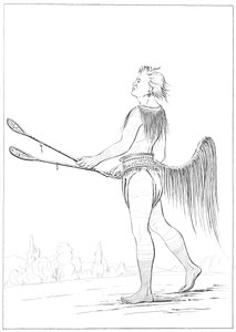 Un joueur de balle distingué, 1841