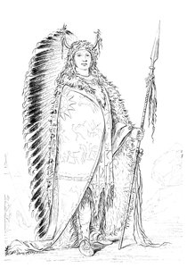Black Rock, chef de la tribu Nee-caw-wee-gee, 1841