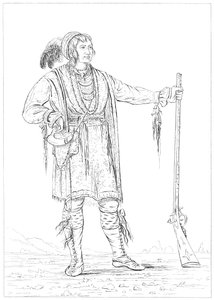 Osceola, prisonnier de guerre de la guerre de Floride, Fort Moultrie, Caroline du Sud, 1841 - Myers and Co