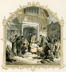 Scène de Noël élisabéthaine