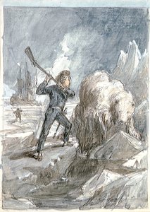 Nelson rencontrant un ours - Myles Birket Foster