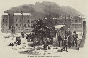Le Chariot de Houx de Noël - Myles Birket Foster