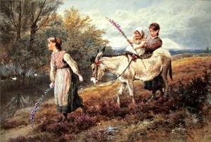 Le retour à la maison - Myles Birket Foster