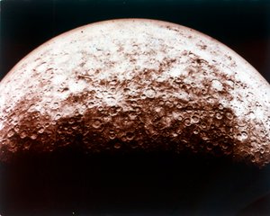 Surface de la planète Mercure