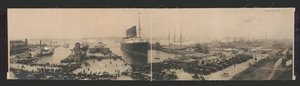 Le Lusitania à la fin du voyage record - N.W. Penfield