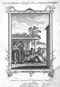 Habitudes des Tartares du Daghestan de Tarcu, aux frontières de la Perse, 1780