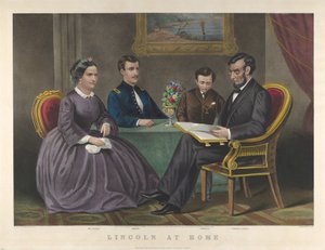 Lincoln à la maison, 1867