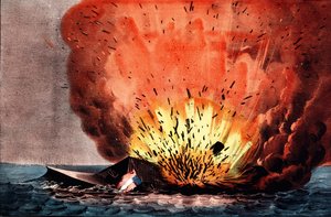Guerre de Sécession (1861-1865) : bataille de Hampton Roads, 8-9 mars