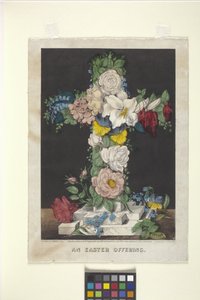 Une offrande de Pâques - N. and Ives J.M. (1824 95) Currier