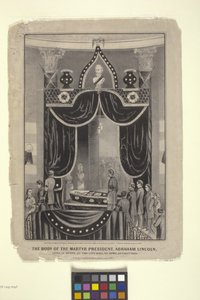 Corps du président martyr, Abraham Lincoln