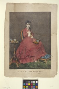 La veille du mariage - N. and Ives J.M. (1824 95) Currier