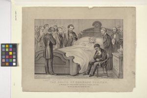 La mort de Charles Sumner - N. and Ives J.M. (1824 95) Currier