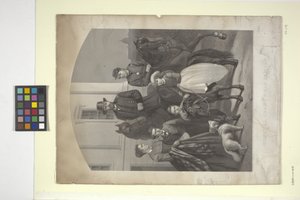 Le général Grant et sa famille - N. and Ives J.M. (1824 95) Currier