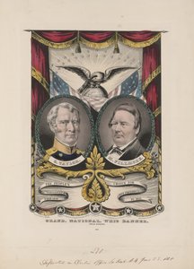 Grand bannière nationale Whig, vers 1848