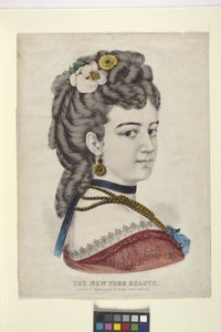 Beauté de New York / La vignette - N. and Ives J.M. (1824 95) Currier