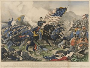 La bataille de Williamsburg, Virginie le 5 mai 1862