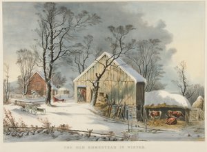 La vieille maison en hiver