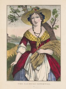 La fille du fermier - Currier and Ives