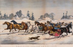 "Trotting Cracks" sur la neige