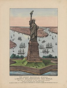 La Grande Statue de Bartholdi – La Liberté Éclairant le Monde, 1885