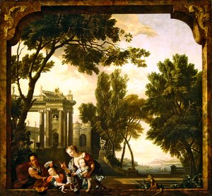 Les cinq sens - Le toucher - N. and Moucheron I. de Verkolje