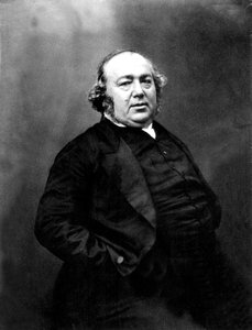 Jules Janin, critique français, photographié par Nadar, vers 1855