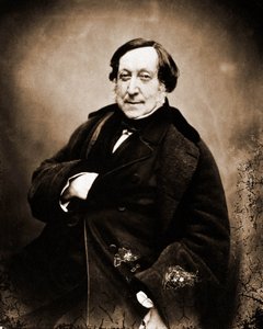 Portrait de Gioachino Rossini, compositeur 1792-1868 (photo)
