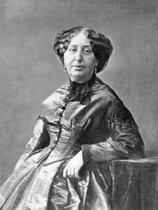 Écrivain George Sand (1804-1876) vers 1860, photo par Nadar mai 1852