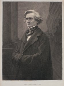 Hector Berlioz (1803-69) gravé par Metzmacher - Nadar