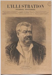 M. de Villemessant décédé le 11 avril 1879. - Nadar