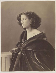Portrait de Sarah Bernhardt 1844-1923, 1864 - Nadar