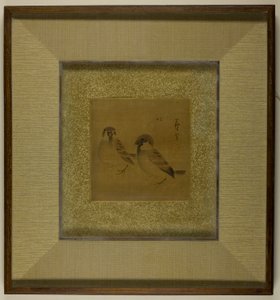 Deux moineaux - Nagasawa Rosetsu