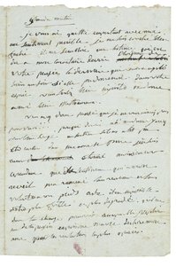 Lettre à Joséphine de Beauharnais