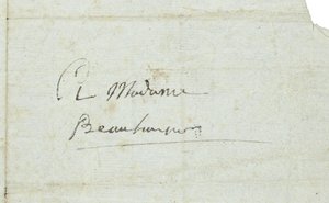 Lettre à Joséphine de Beauharnais - Napoleon Bonaparte