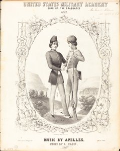 Académie militaire des États-Unis, Chant des diplômés - Napoleon Sarony, after James McNeill Whistler