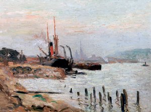 La Seine à Rohen, vers 1898-1942