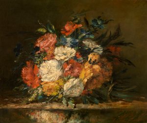 Fleurs - Narcisse Virgile Diaz de la Peña