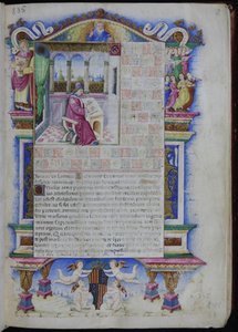 Portrait de Johannes Tinctoris De Opus musices Joannis Tinctoris, 1483
