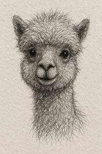Adorable bébé alpaga - Natalie Bruns