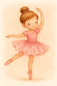 Une ballerine rose de rêve - Natalie Bruns