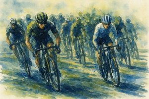 Course cycliste dynamique - Natalie Bruns