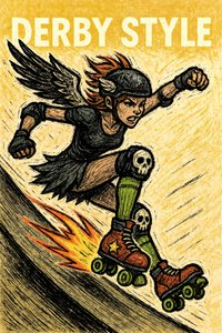 Une patineuse acharnée du Derby - Natalie Bruns