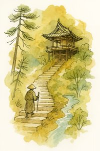 Le voyage de Monk au temple - Natalie Bruns
