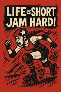 Roller Derby Jam Hard - Natalie Bruns