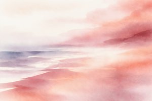 Paysage brumeux et serein - Natalie Bruns